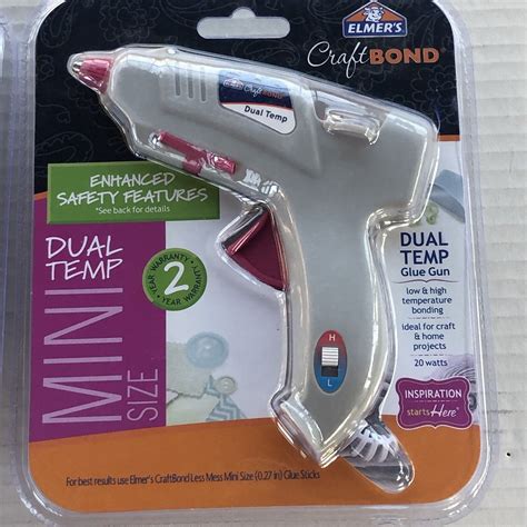 2 PCs ELMER S CraftBond Dual Temp Glue Gun New EBay