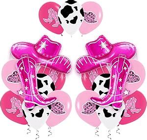 Amazon Cymylar Cowgirl Party Decorations Pcs Pink Boot Foil