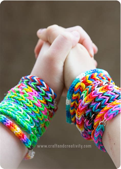 Simple Rubber Band Bracelet Easy Rainbow Band Bracelet With The Loom ...