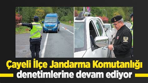 Ayeli L E Jandarma Komutanl Denetim Uygulamalar Na Devam Ediyor