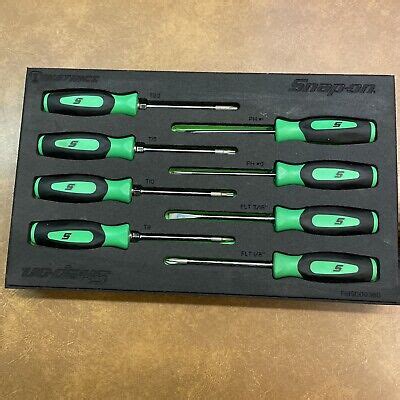 Snap On Instinct Green Soft Grip Handled Mini Screwdriver Torx Set In