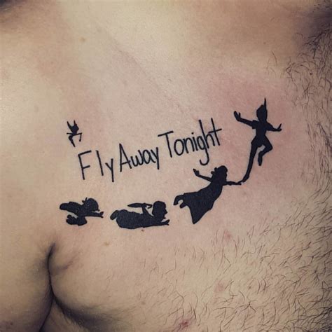 Peter Pan Flying Tattoo