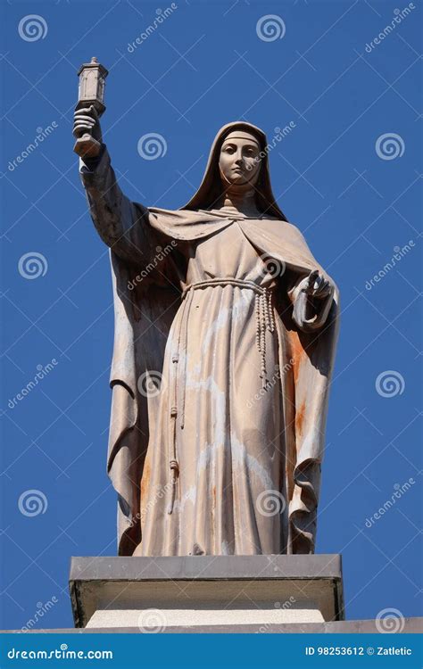 Saint Clare of Assisi stock photo. Image of christ, catholic - 98253612