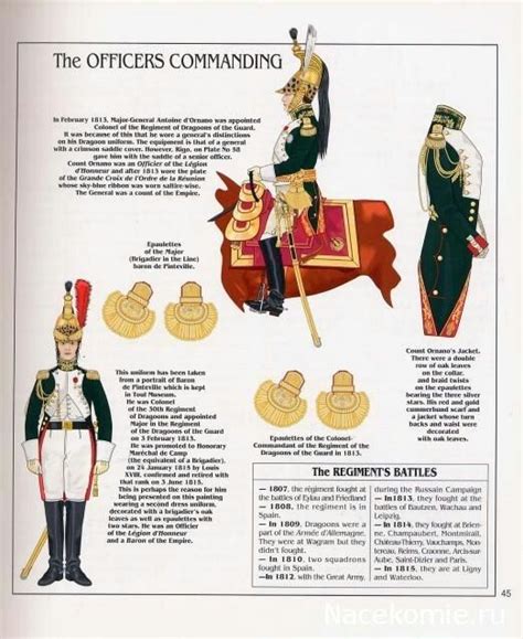 Napoleonic French Empress Dragoons Of Imperial Guard Commanding Officer