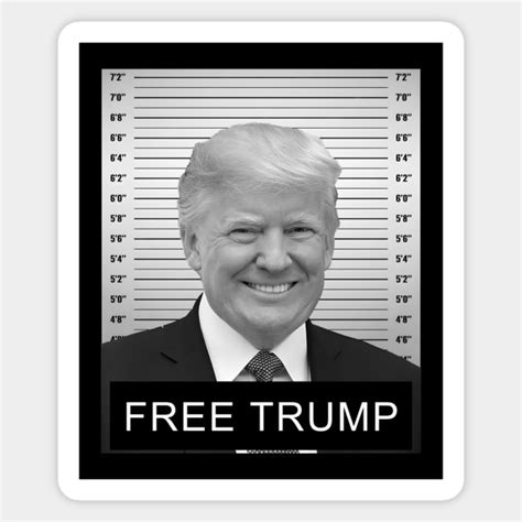 Trump Mugshot 2024 Free Trump Mugshot Trump Mugshot Magnet Teepublic