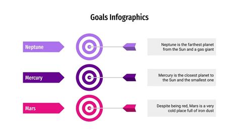 Free Goals Infographics For Google Slides And PPT