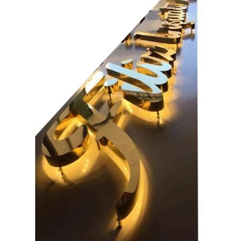 Brass Led Sign Board W Operating Temperature Degree At Rs