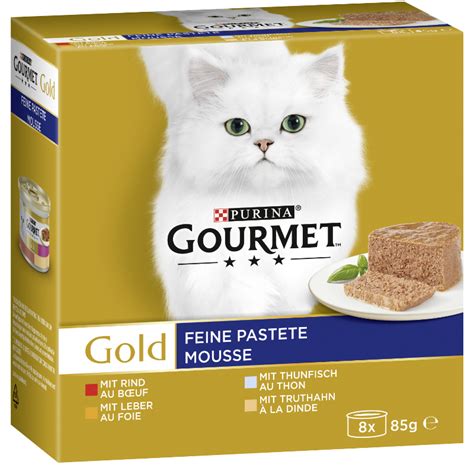 GOURMET Gold Fijne Paté 8 x 85 g | MAXI ZOO