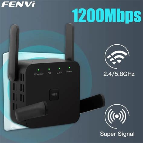 5ghz-ac1200-wifi-repeater-1200mbps-router-schwarz-wifi-extender-verst ...