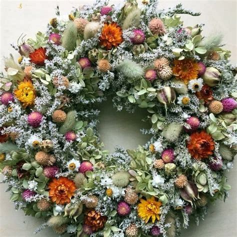 Dried Flower Wreath - Etsy