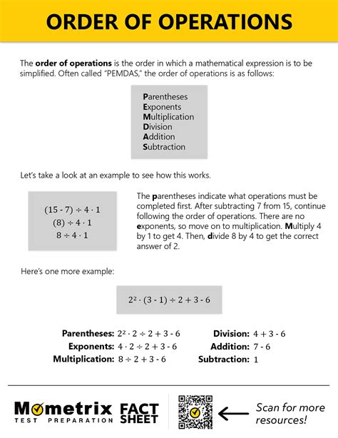 Order Of Operations Practice Problems Chilimath Worksheets Library