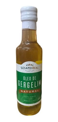 Óleo De Gergelim Natural Extra Virgem Puro 250ml Parcelamento sem juros