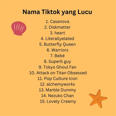 Nama Tiktok Lucu Aesthetic Dan Keren Biar Cepet Fyp