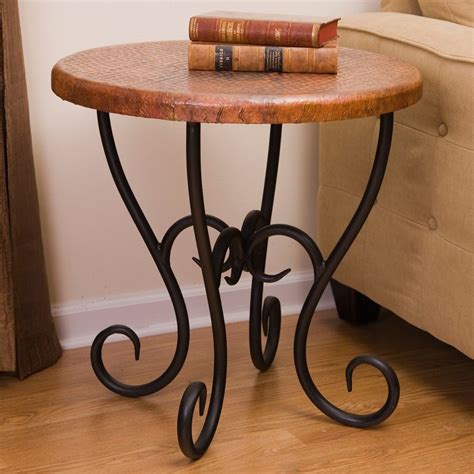 Medium Wrought Iron End Tables How To Restore Wrought Iron End Tables