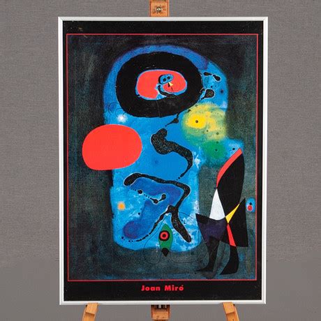 JOAN MIRÓ Efter Affisch Konst Grafik Auctionet