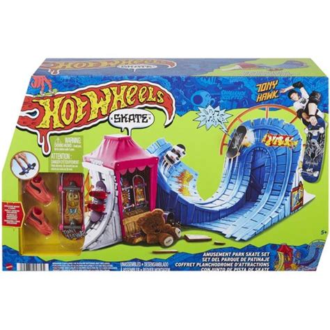 Hot Wheels Skate Skatepark Wesołe miasteczko HGT95 Zestaw do fingerboard niskie ceny i opinie