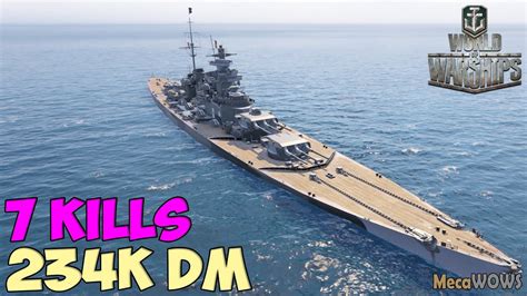 World Of Warships Gro Er Kurf Rst Kills K Damage Replay