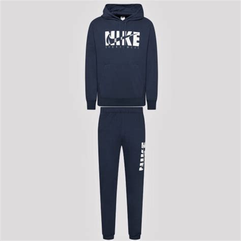 Dd5242 410 Nike Air Mens Tracksuit Navy S Nike Mens Full Tracksuit Set Hoodie Fleece Hooded