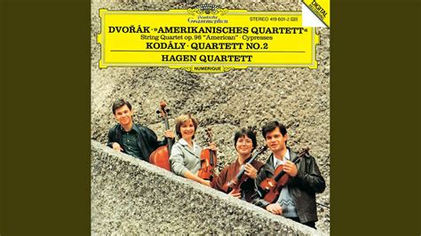 Dvořák String Quartet No 12 in F major Op 96 American B 179 1