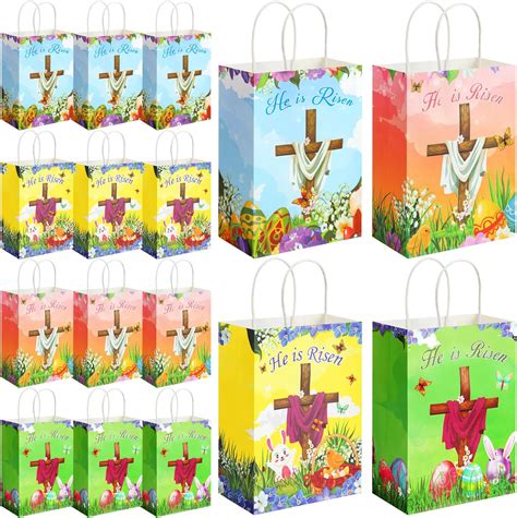 100 Pieces Easter He Lives Goody Bags Inspirational