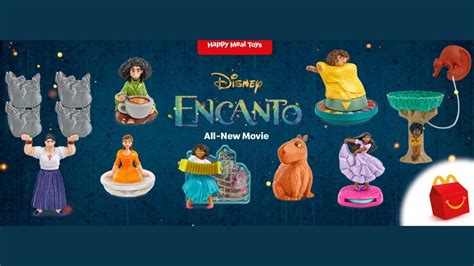 Disney Encanto Mcdonald S November Happy Meal Collectibles Are