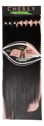 Cabelo Yaki Organico Liso 300g Cor 4 Castanho Médio 75cm MercadoLivre