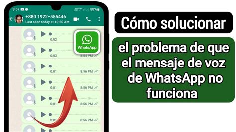 Cómo Solucionar El Problema De Los Mensajes De Voz De Whatsapp 2024 Mensaje De Voz Whatsapp