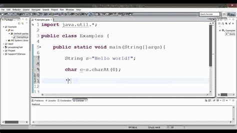 Java String Method Charat Youtube