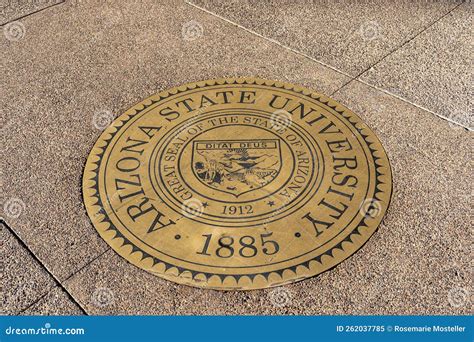 Arizona State University`s Official Seal Editorial Image - Image of ...