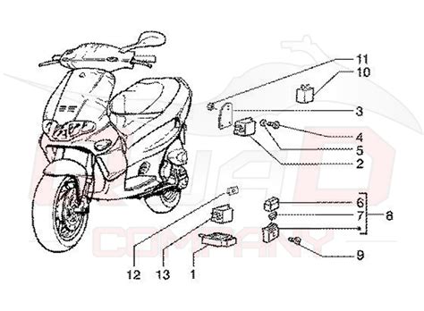 Gilera Runner 125 FX SP DD 2T LC ZAPM070 Elektrik 2 Ersatzteile