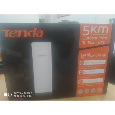 Jual TENDA O3 5km Outdoor Point To Point CPE TENDA 03 Wireless Router