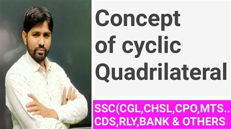 Day 07 Concept Of Cyclic Quadrilateral For Cgl Mains Cdschsl By Pk