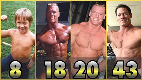 John Cena Transformation From Age 1 To 43 1977 2020 Wwe