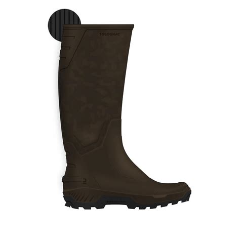 Customer Reviews Warm Fur Lined Rain Wellies Land 500 Brown Decathlon