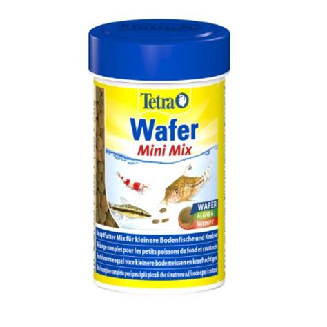 Корм для донных аквариумных рыб и ракообразных Tetra Wafer MiniMix 100 ...
