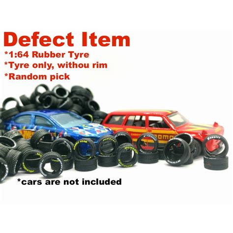 Defect Item 1 64 Rubber Tyre Only Use As Hot Wheels Tomica Matchbox