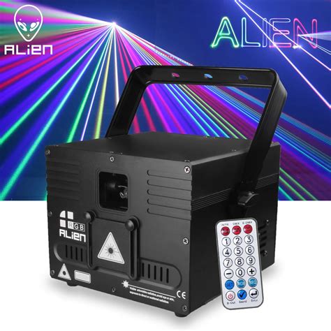 Alien W W Dmx Rgb Ilda Animation Laser Projektor Scanner Professional