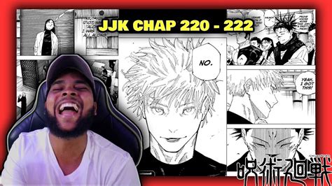 SATORU GOJO ES LIBERADO JUJUTSU KAISEN MANGA CAPITULO 220 222