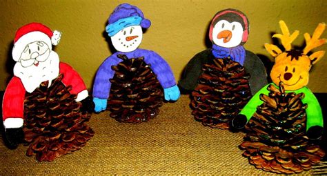 Pinecone Friends Kids And Glitter