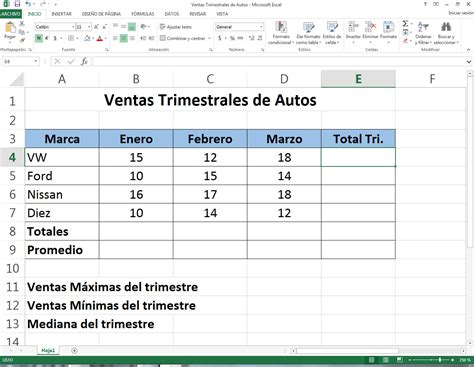 Formulas De Excel Suma