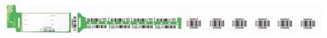 Pdc Healthcare Securline Barcode Blood Band With Standard Format Labels