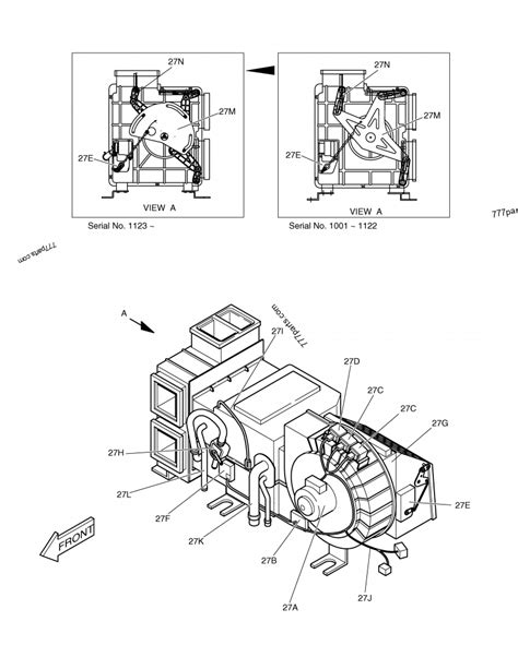 HEATER CORE ASS Y Doosan Spare Part Parts