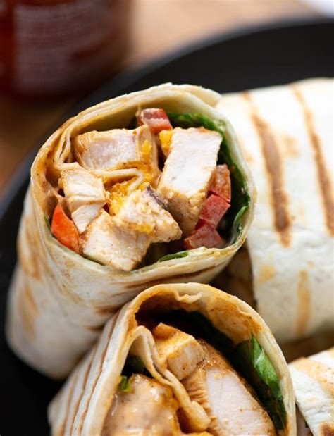 Grilled Chicken Wrap The Flavours Of Kitchen