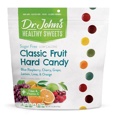 Dr John’s Sugar Free Candy Healthy Hard Candy With Zero Sugar Low Calorie Snacks Keto