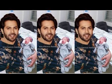 Varun Dhawan Holds Her Baby Girl For The First Time After Delivery