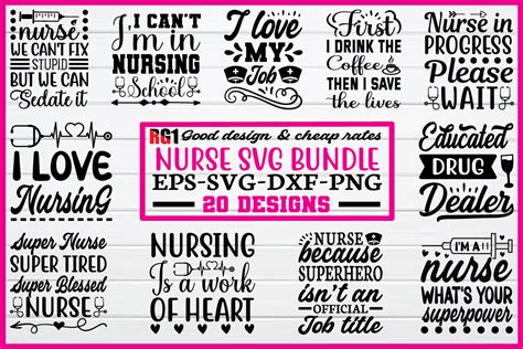 Nurse Svg Bundle Bundle · Creative Fabrica