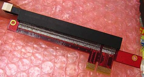Переходник для установки видеокарты в слот PCI Express x1