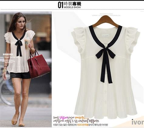 Venta Blusa De Gasa Blanca En Stock