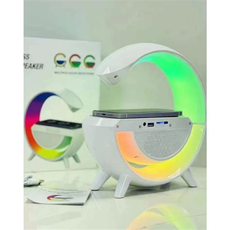 Esh Bluetooth Speaker Bt Dazzling Atmosphere Light Wireless Alarm