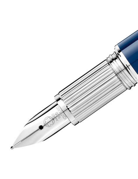 Montblanc Starwalker Blue Planet Precious Resin Fountain Pen